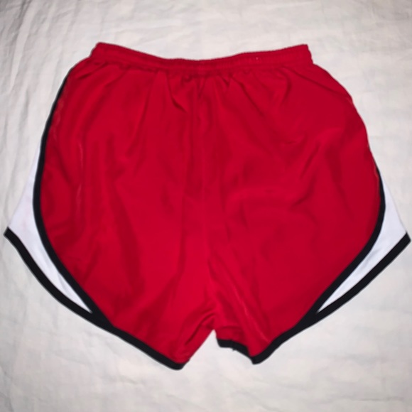 Red Nike Tempo Shorts - Picture 2 of 3
